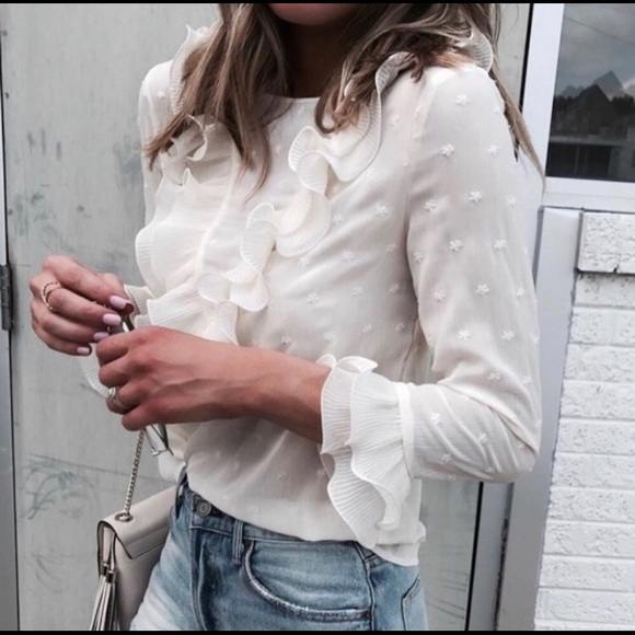 🎉HP🎉 1 LEFT! Final Price! Sheer Blouse - Picture 2 of 5